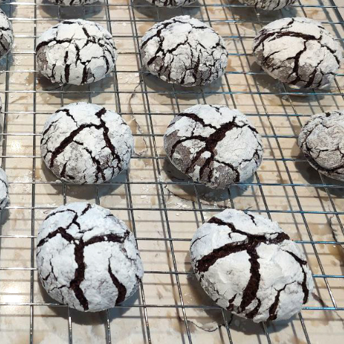 Chocolate Crinkle Cookies